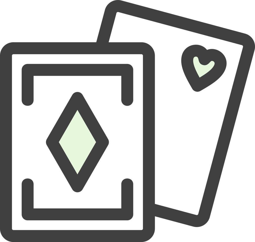 design de ícone de vetor de cartões