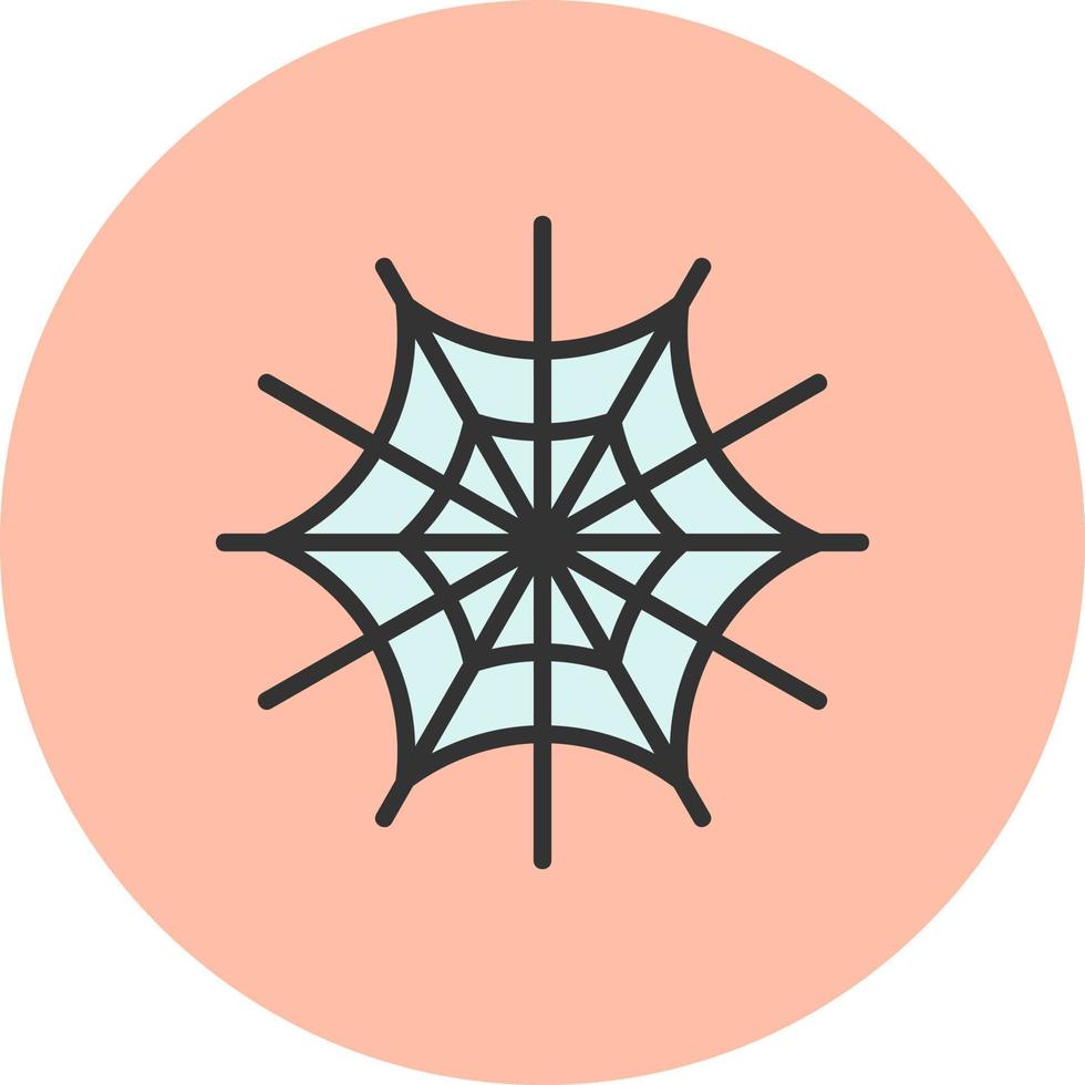 ícone de vetor de teia de aranha