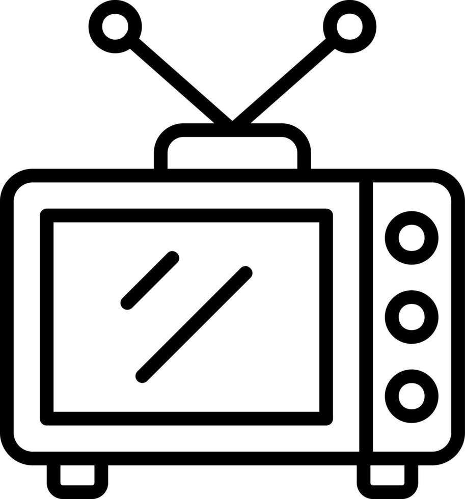 design de ícone de vetor de tv