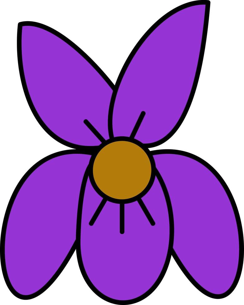 design de ícone de vetor violeta