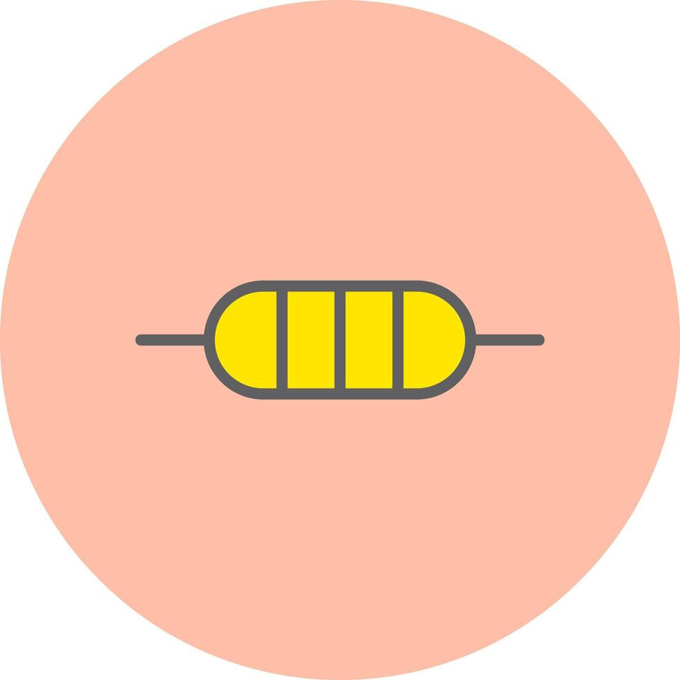 ícone de vetor de resistor