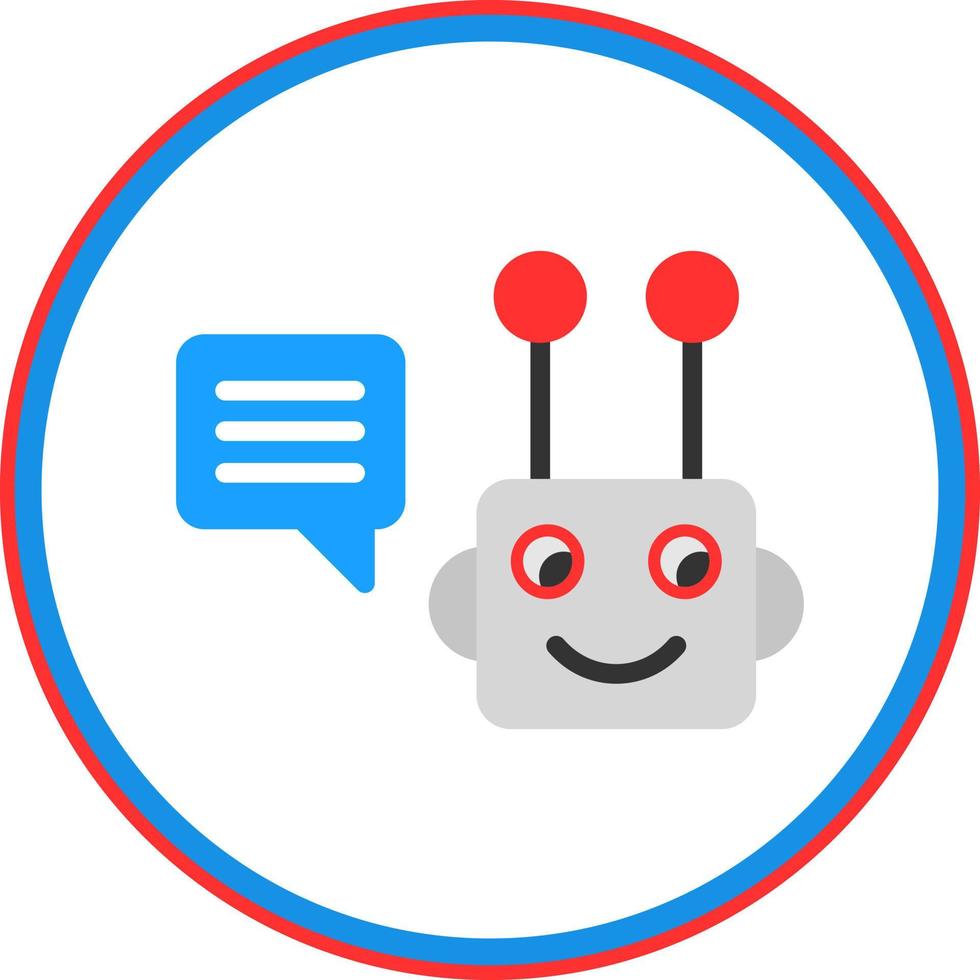 design de ícone de vetor de chatbot