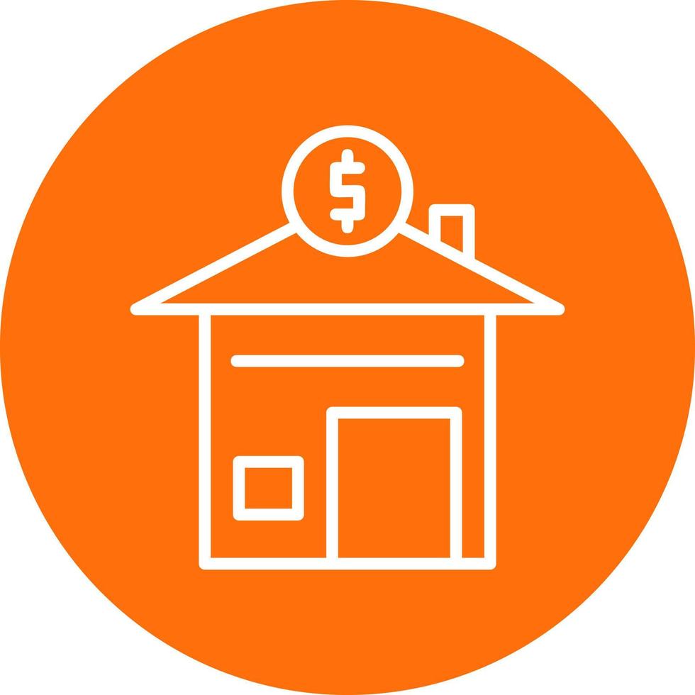 design de ícone de vetor de empréstimo hipotecário