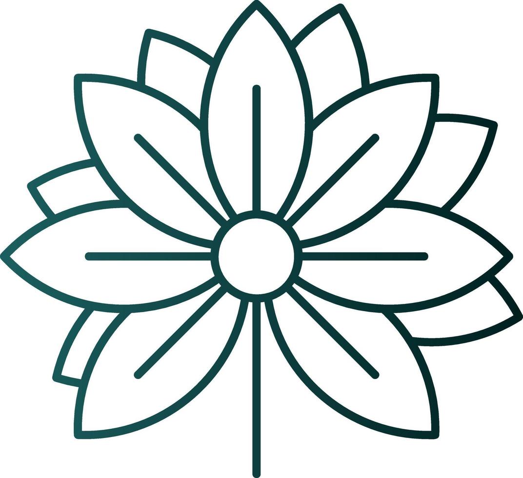 design de ícone de vetor de flor de lótus