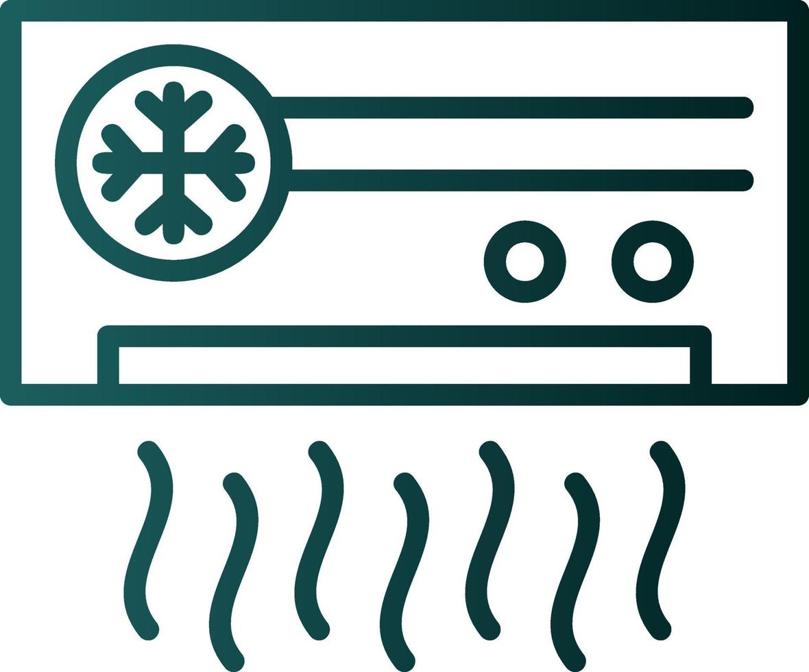 design de ícone de vetor de ar condicionado