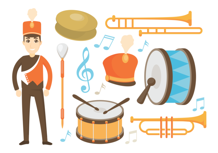 Vector de ícones de banda