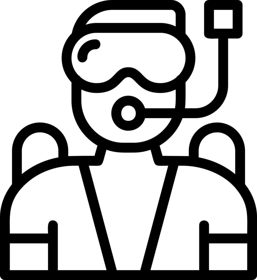 design de ícone de vetor de mergulho
