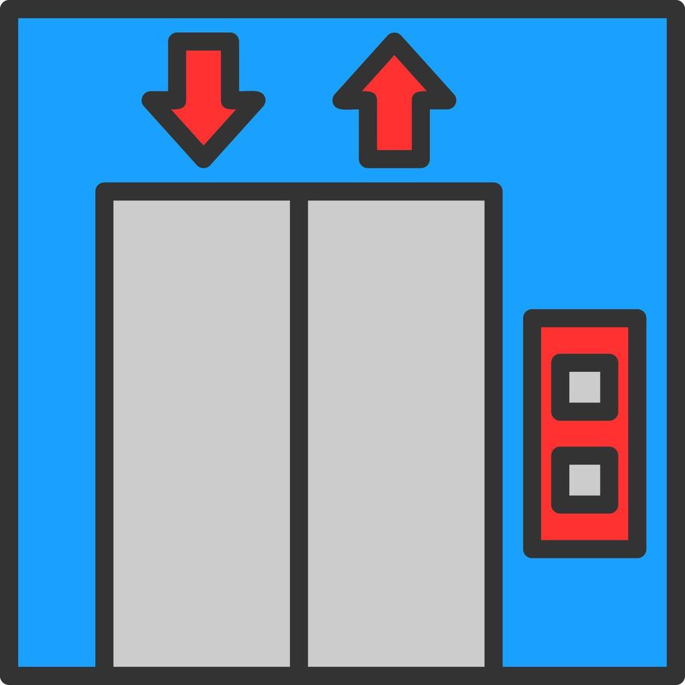 design de ícone de vetor de elevador