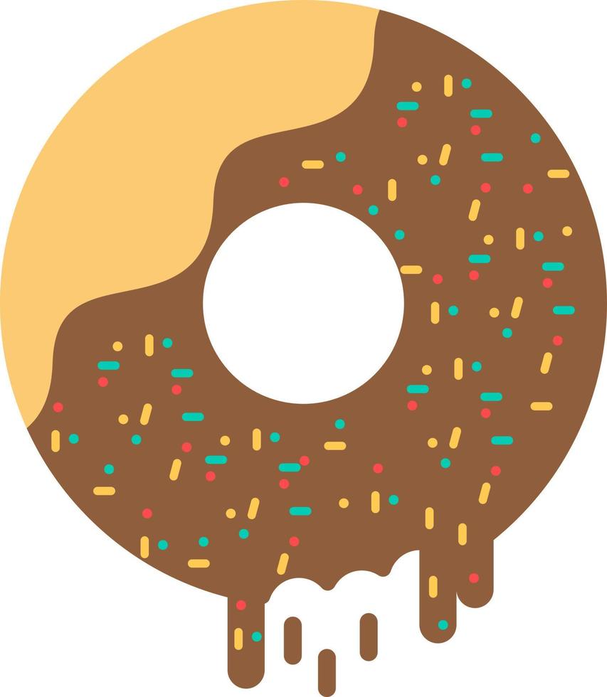 design de ícone de vetor de rosquinha