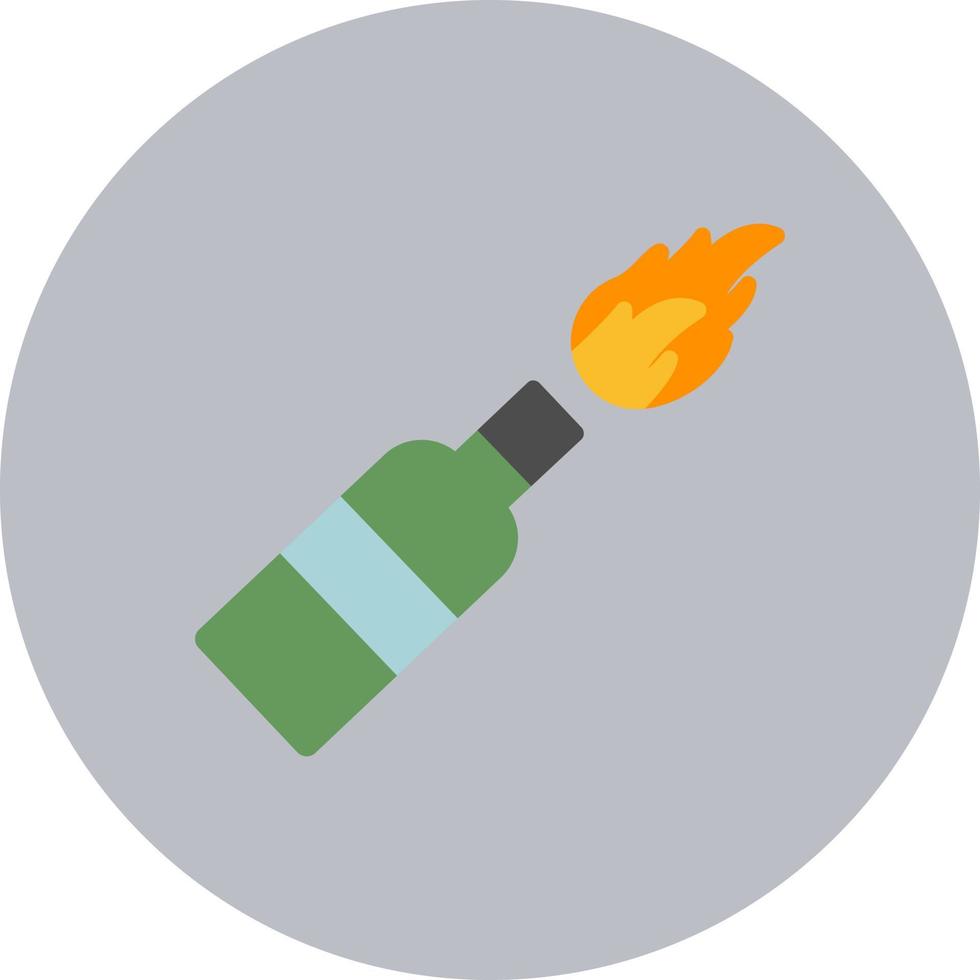 ícone de vetor de coquetel molotov