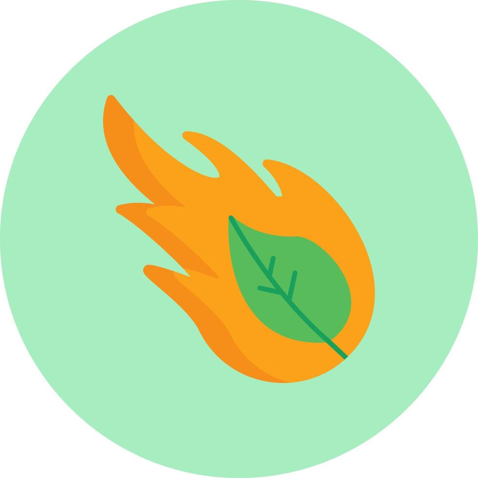 design de ícone de vetor de fogo selvagem