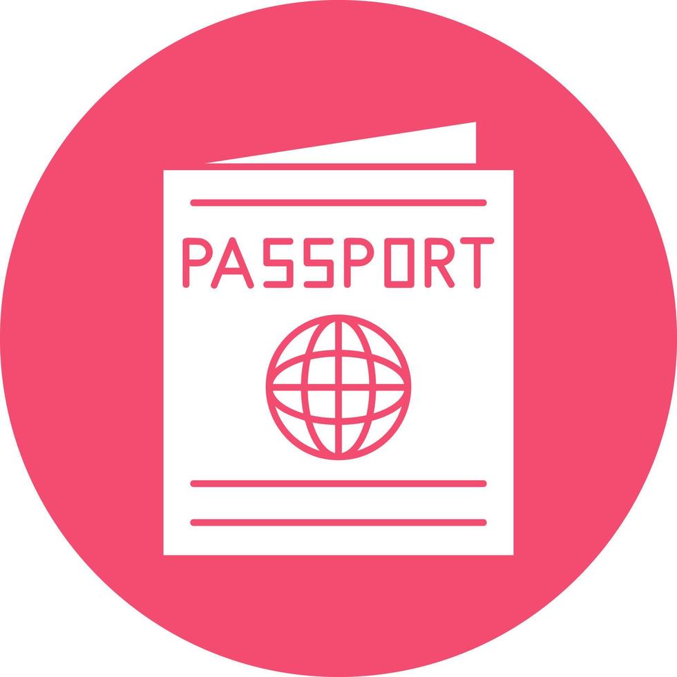 design de ícone de vetor de passaporte