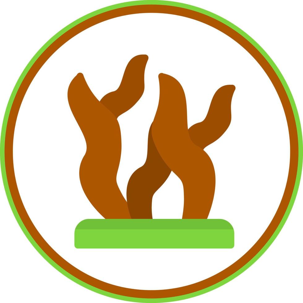 design de ícone de vetor de algas marinhas