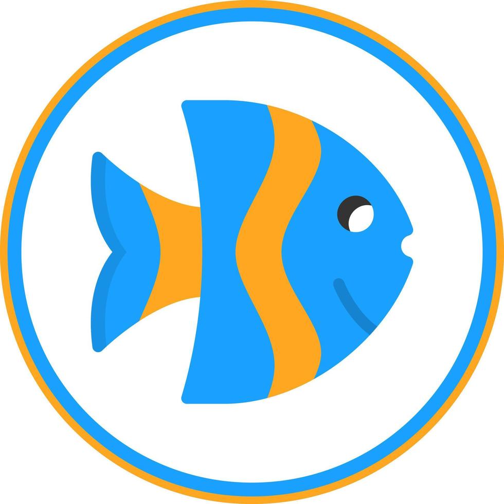 design de ícone de vetor de peixe-anjo