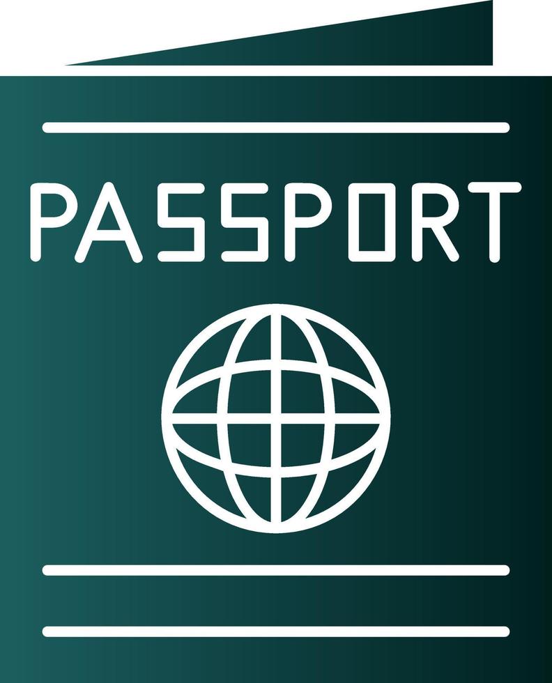 design de ícone de vetor de passaporte