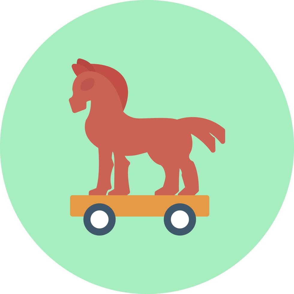 ícone de vetor de cavalo de tróia