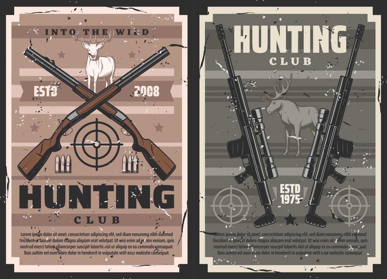 cartaz vintage de loja de armas, venda de armas vetor