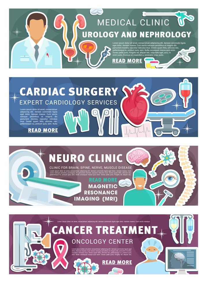 pessoal de clínica médica de urologia, nefrologia vetor