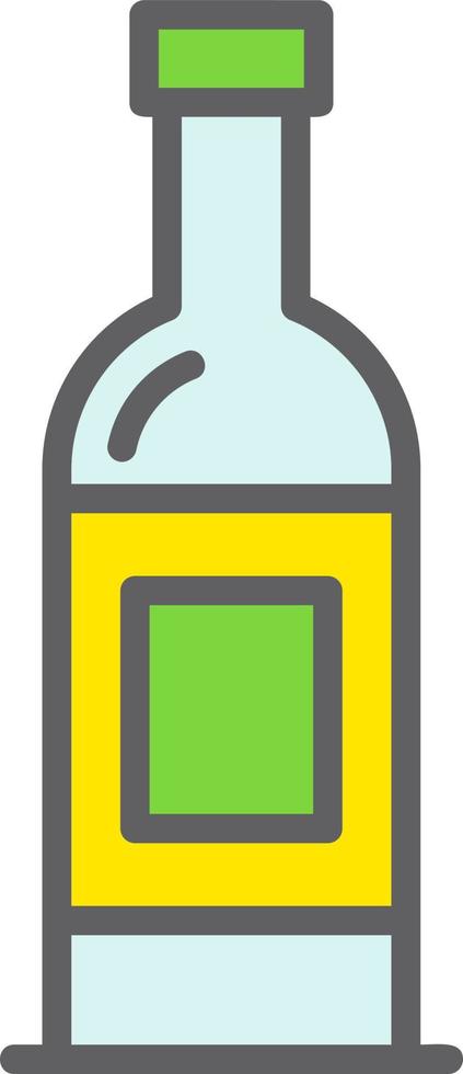 ícone de vetor de garrafa de vinho