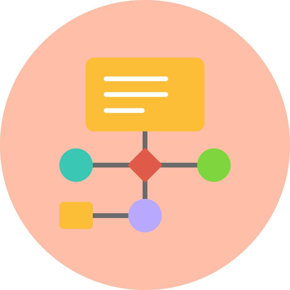 ícone de vetor de fluxo de trabalho