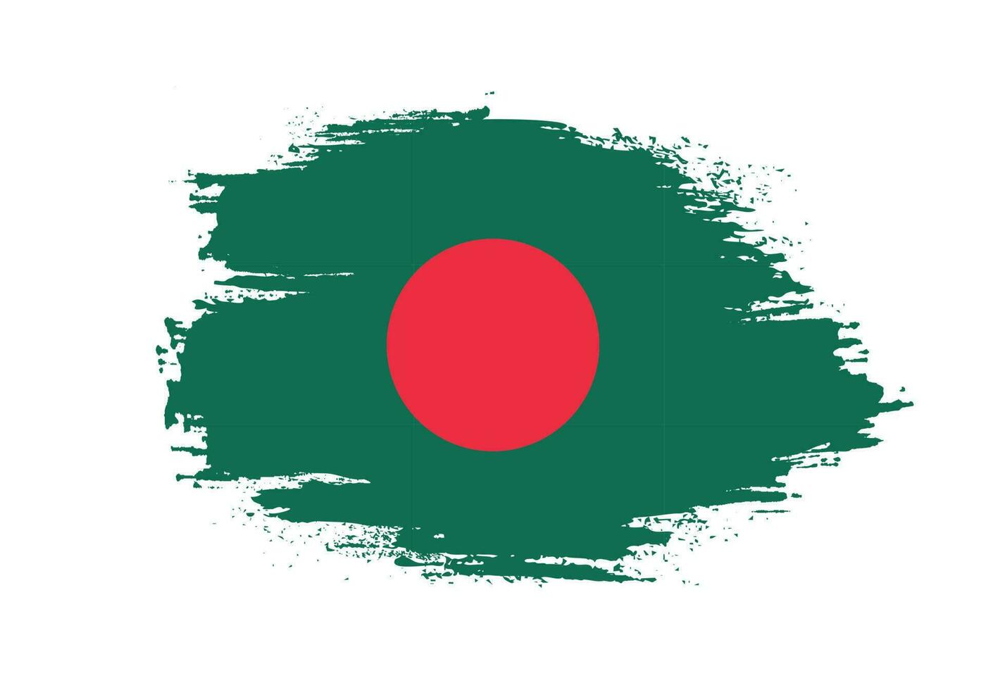 vetor de bandeira de bangladesh de textura grunge angustiado