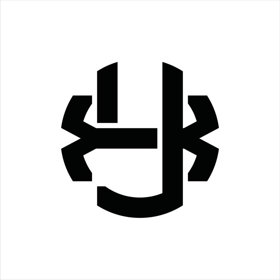 modelo de design de monograma de logotipo yx vetor