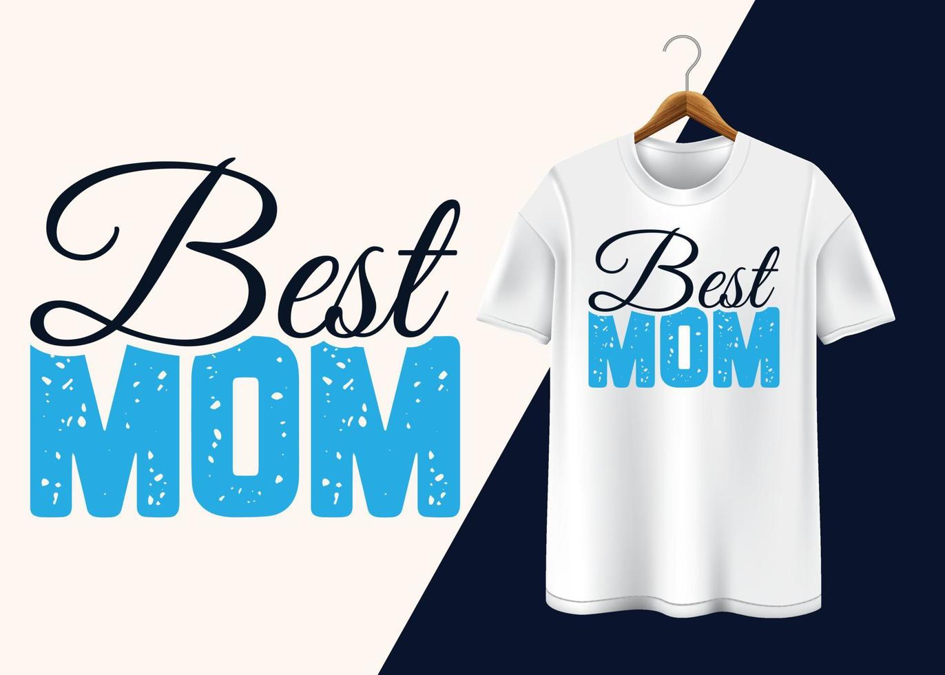 design de camiseta feliz dia das mães vetor