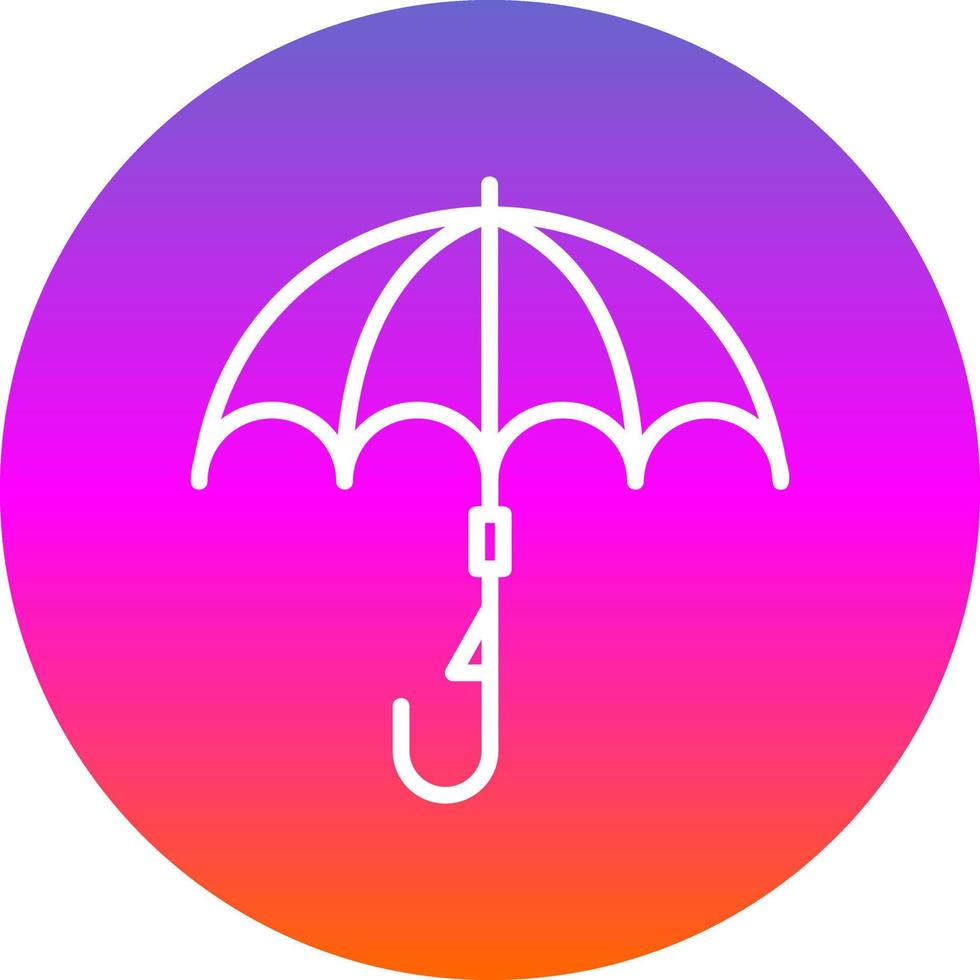 design de ícone de vetor de guarda-chuva