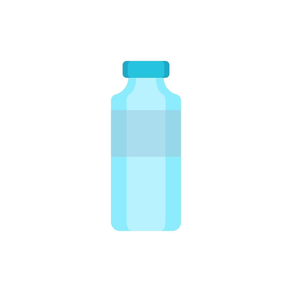 design plano de água mineral. ilustração vetorial de garrafa de água vetor