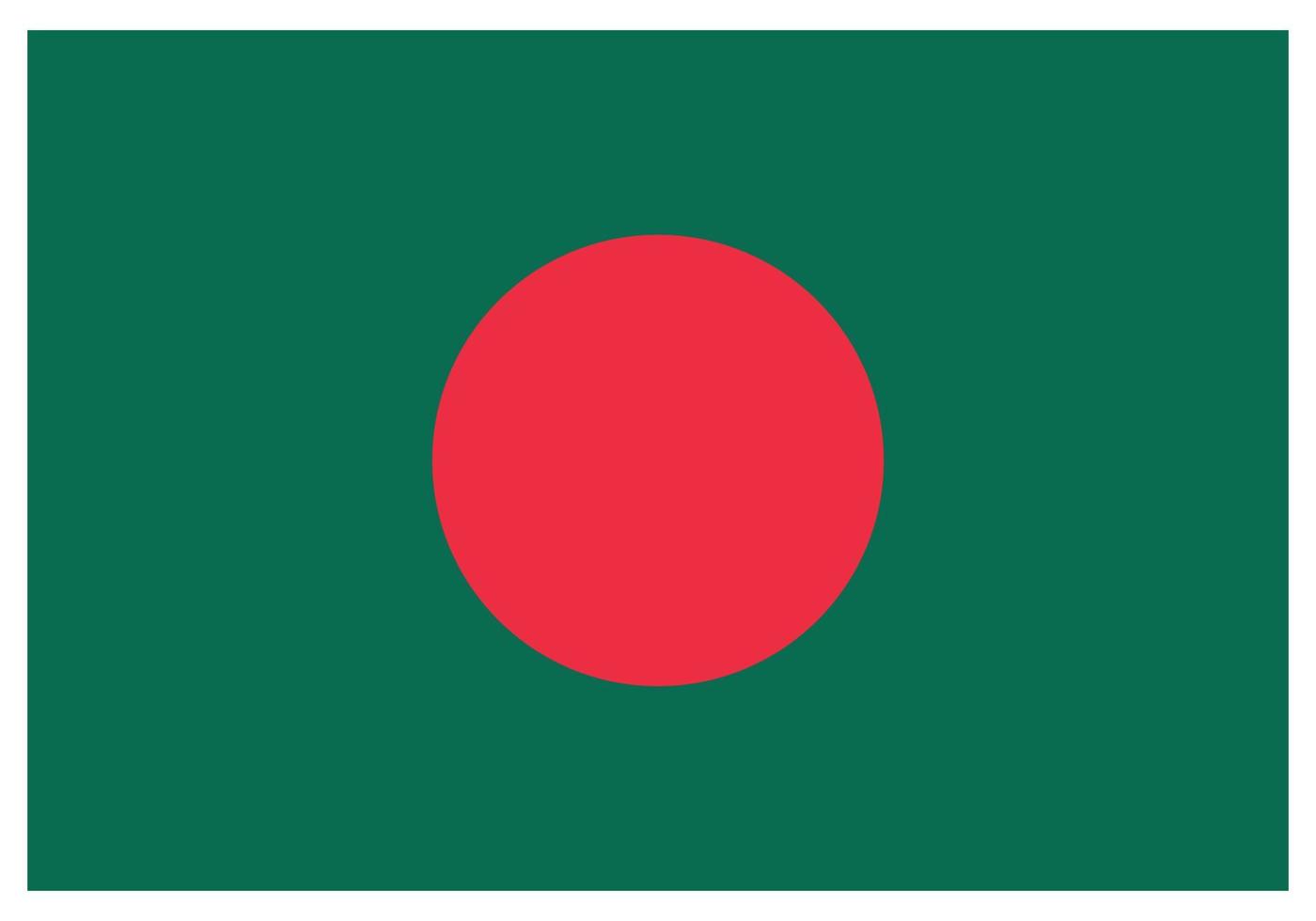 bandeira nacional de bangladesh - ícone de cor plana. vetor