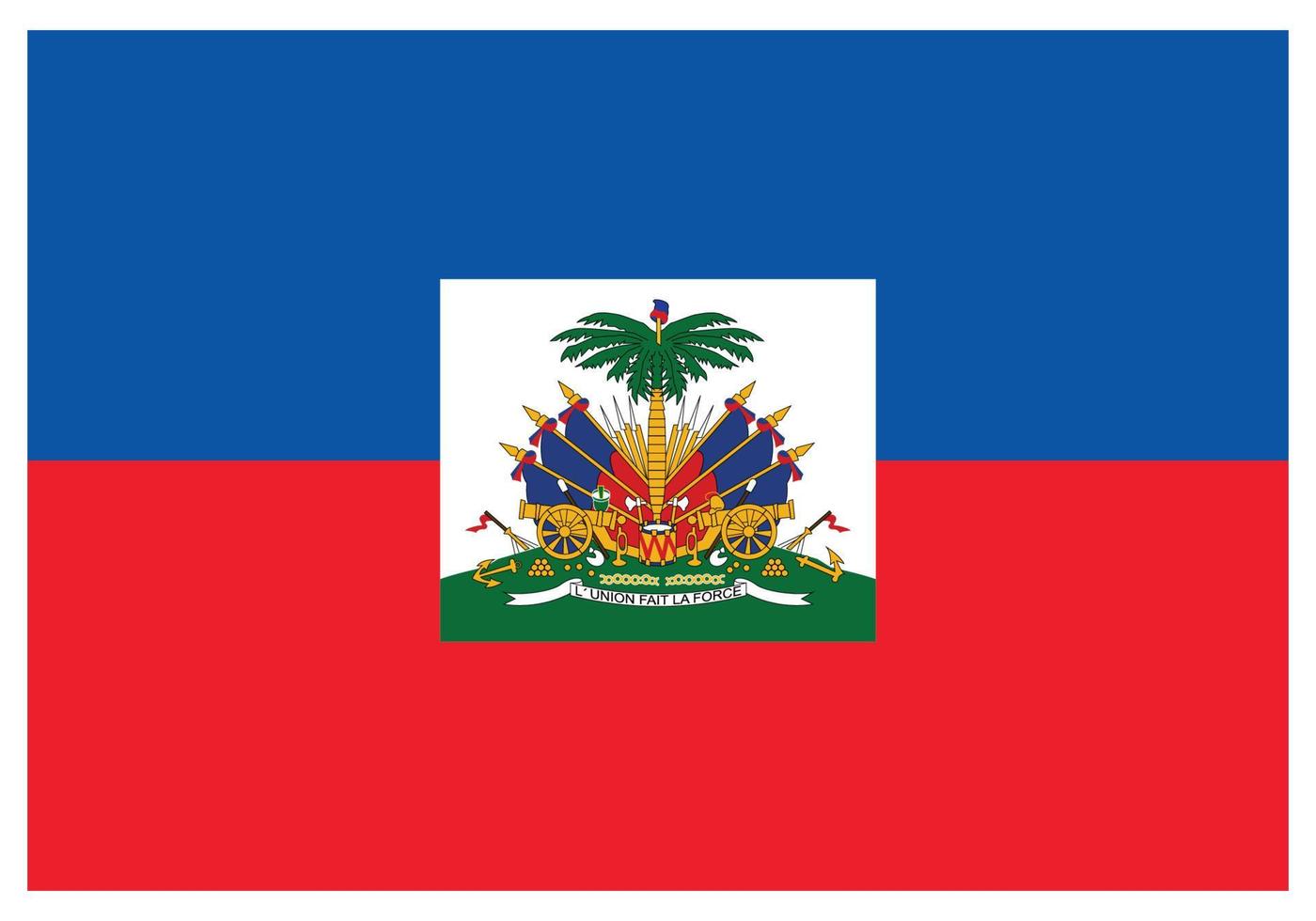 bandeira nacional do haiti - ícone de cor plana. vetor