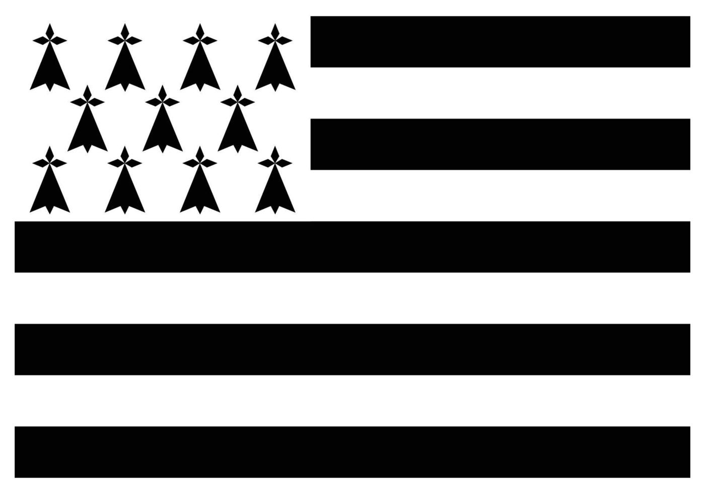 bandeira nacional da bretanha - ícone de cor plana. vetor