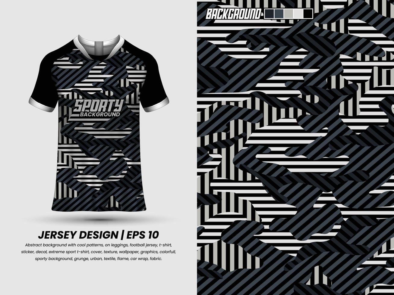 design de camisa de futebol para sublimação, design de camiseta esportiva, modelo de camisa vetor