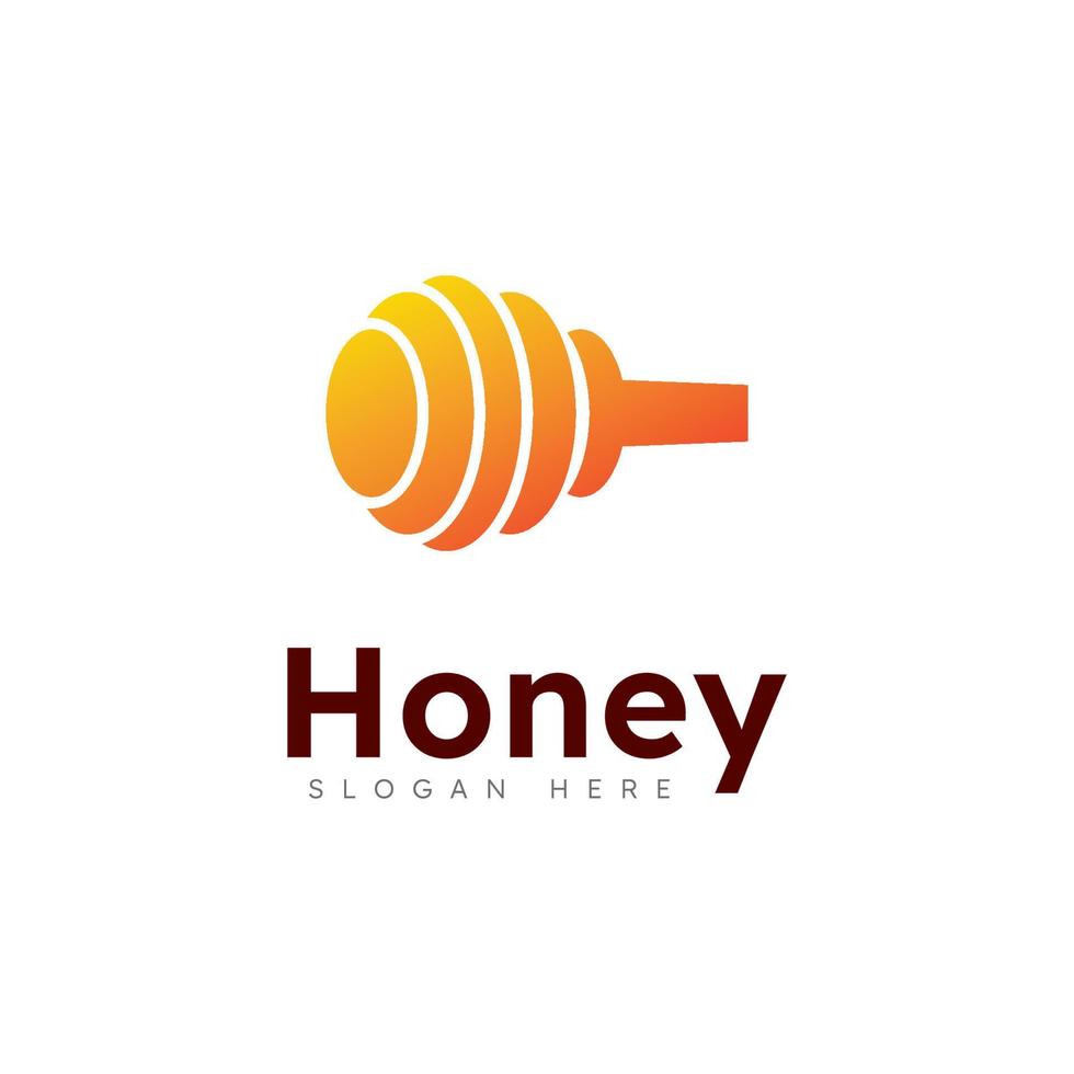 design de logotipo e símbolo de favo de mel vetor