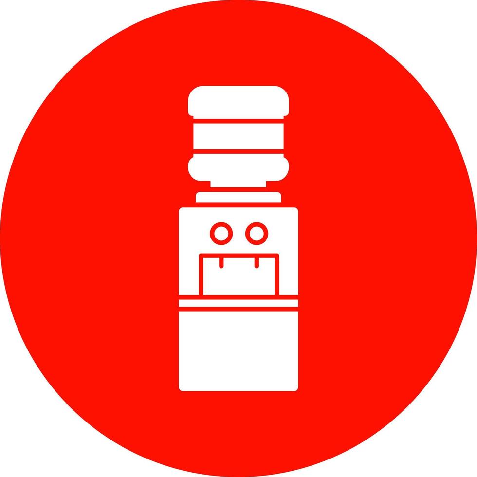 design de ícone de vetor de dispensador de água