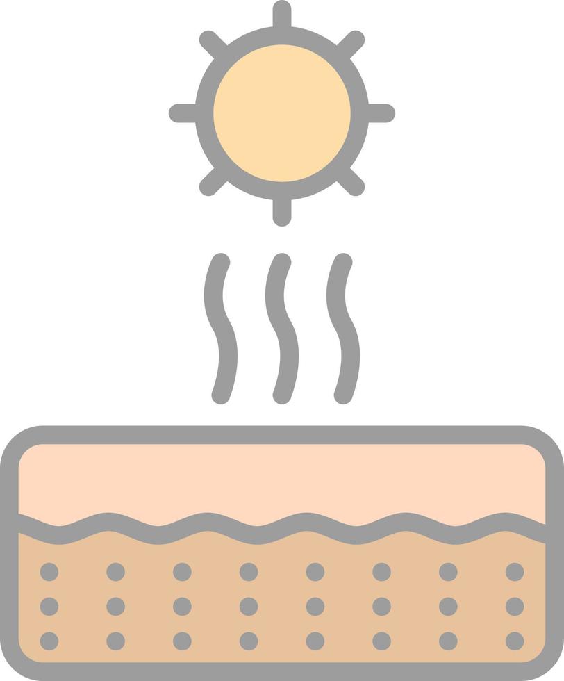 design de ícone de vetor de proteção uv