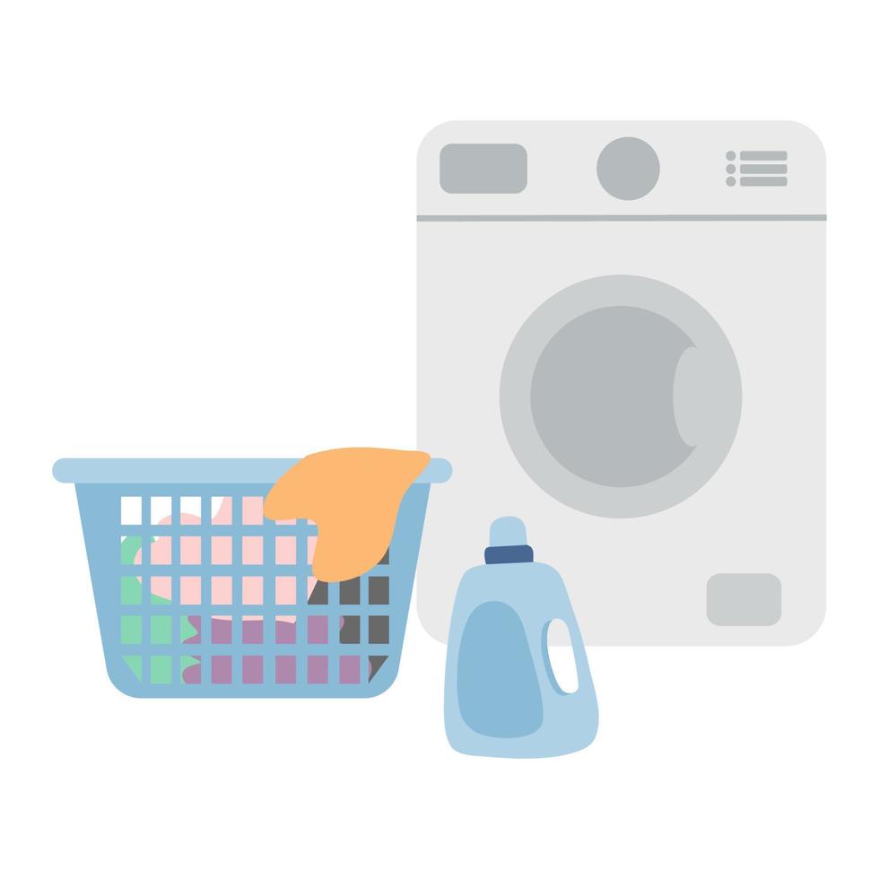 lavanderia com design de máquina de lavar vetor