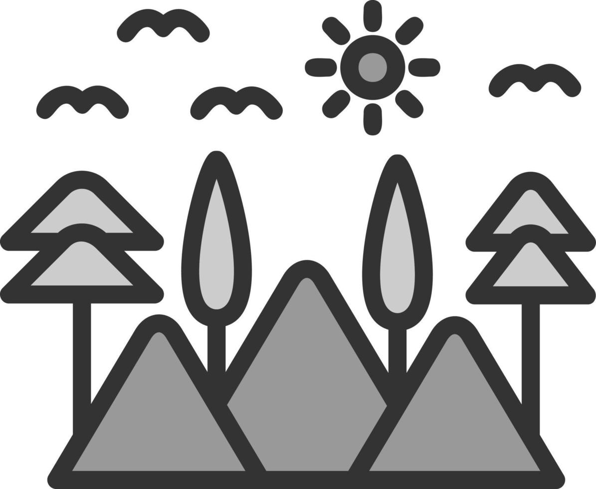 design de ícone de vetor de paisagem