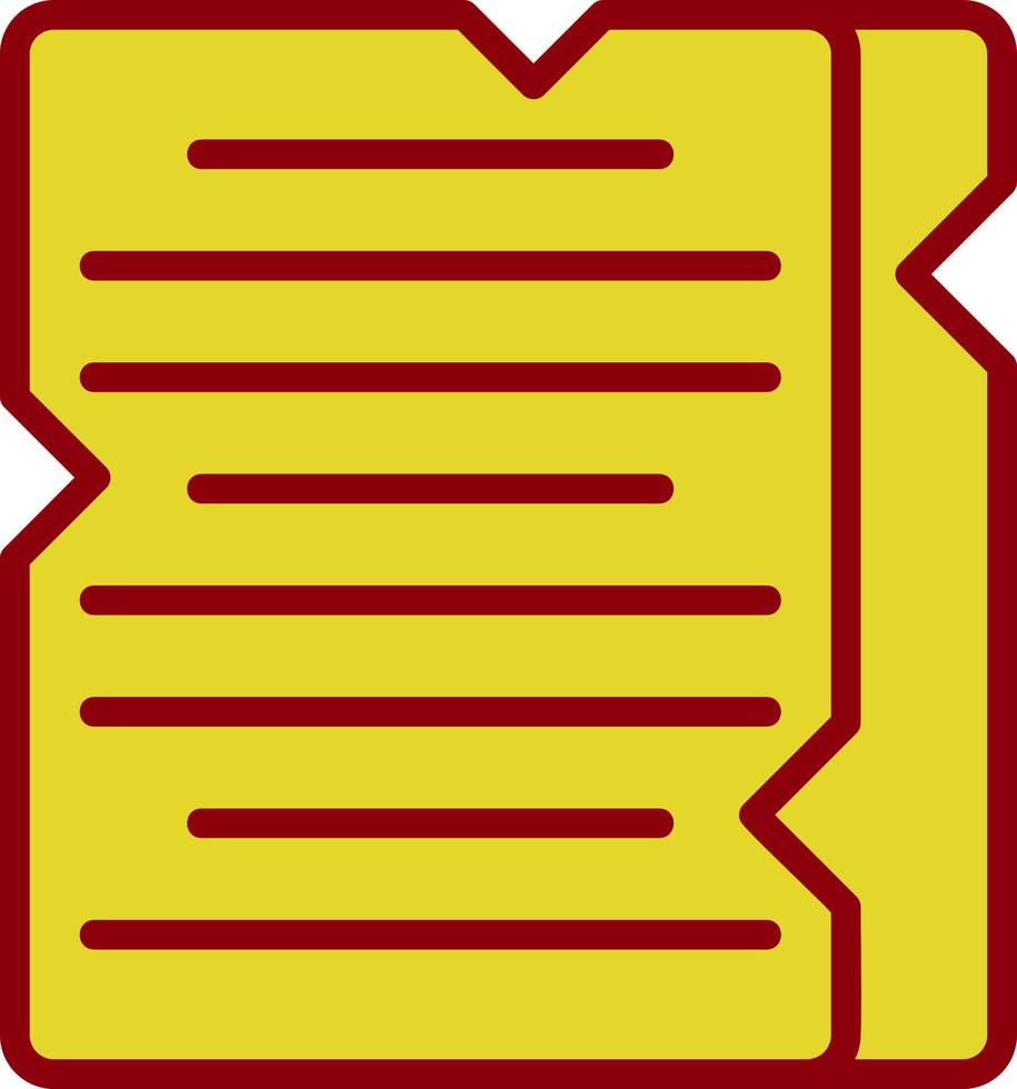 design de ícone de vetor de papel antigo