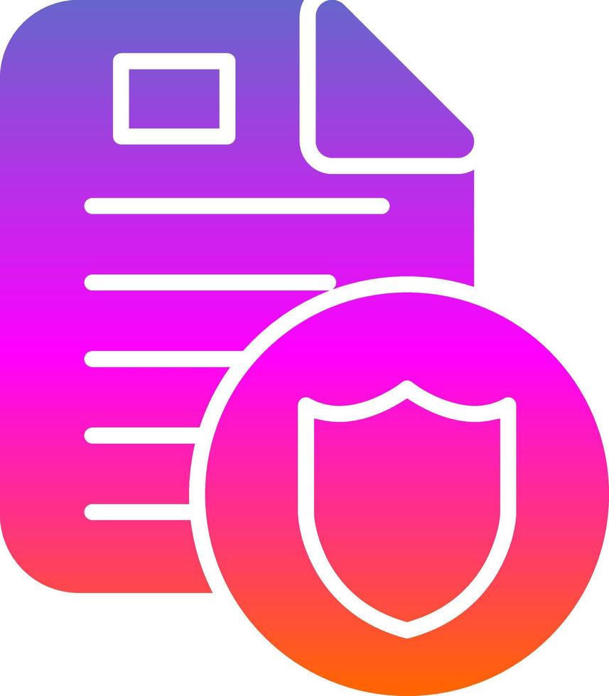 design de ícone de vetor de política de privacidade