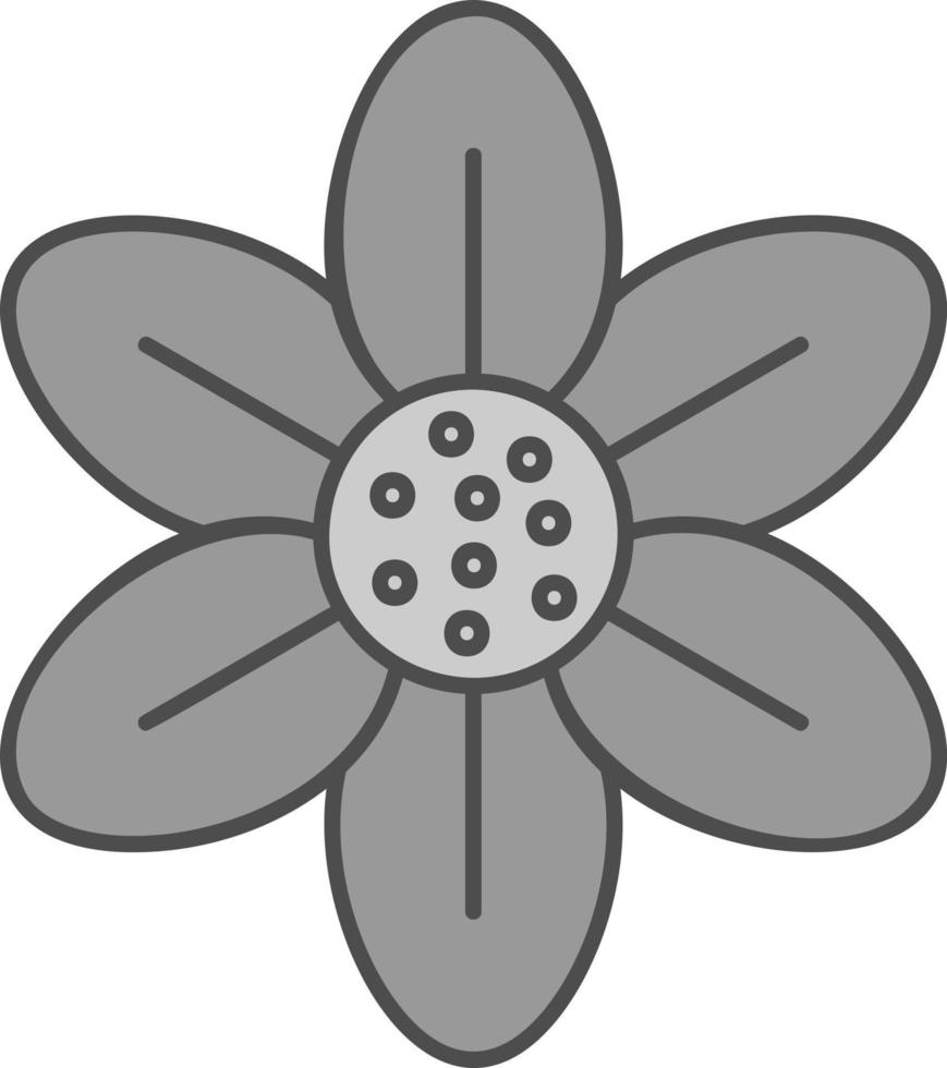 design de ícone vetorial de flor de cerejeira vetor