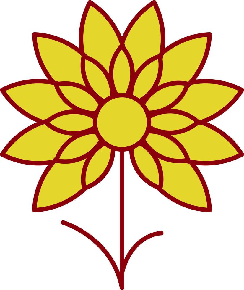 design de ícone de vetor de flores de cebolinha