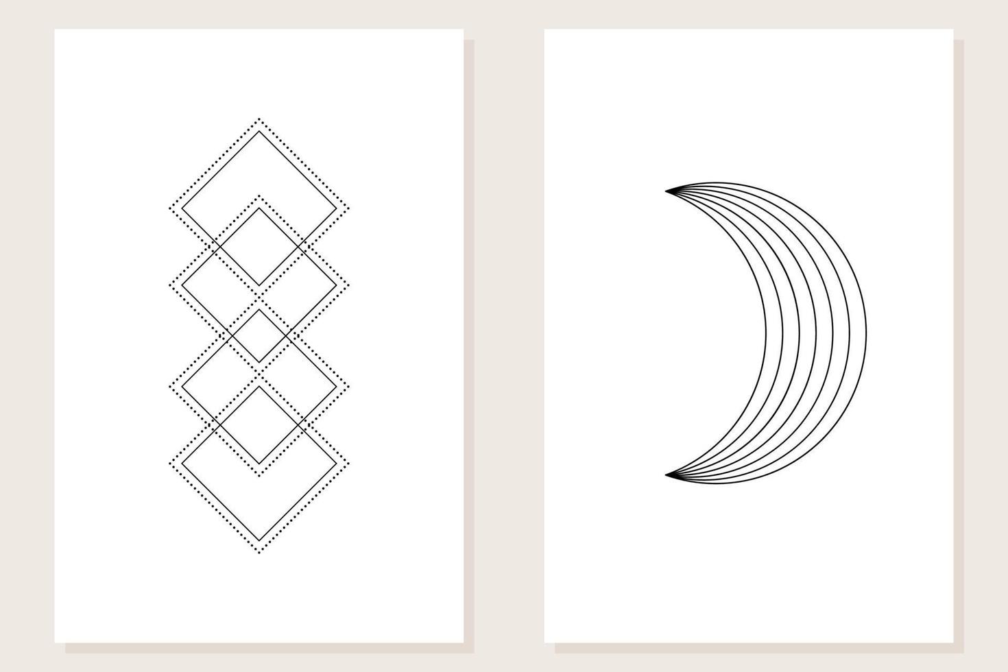 abstrato minimalista preto e branco papel de parede monocromático padrão modelo de arte gráfica de fundo vetor