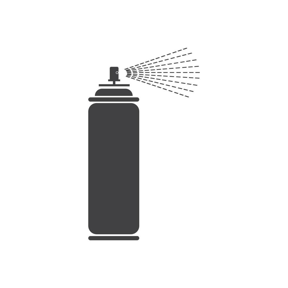 design de modelo de logotipo de ícone de ilustração vetorial de tinta spray vetor