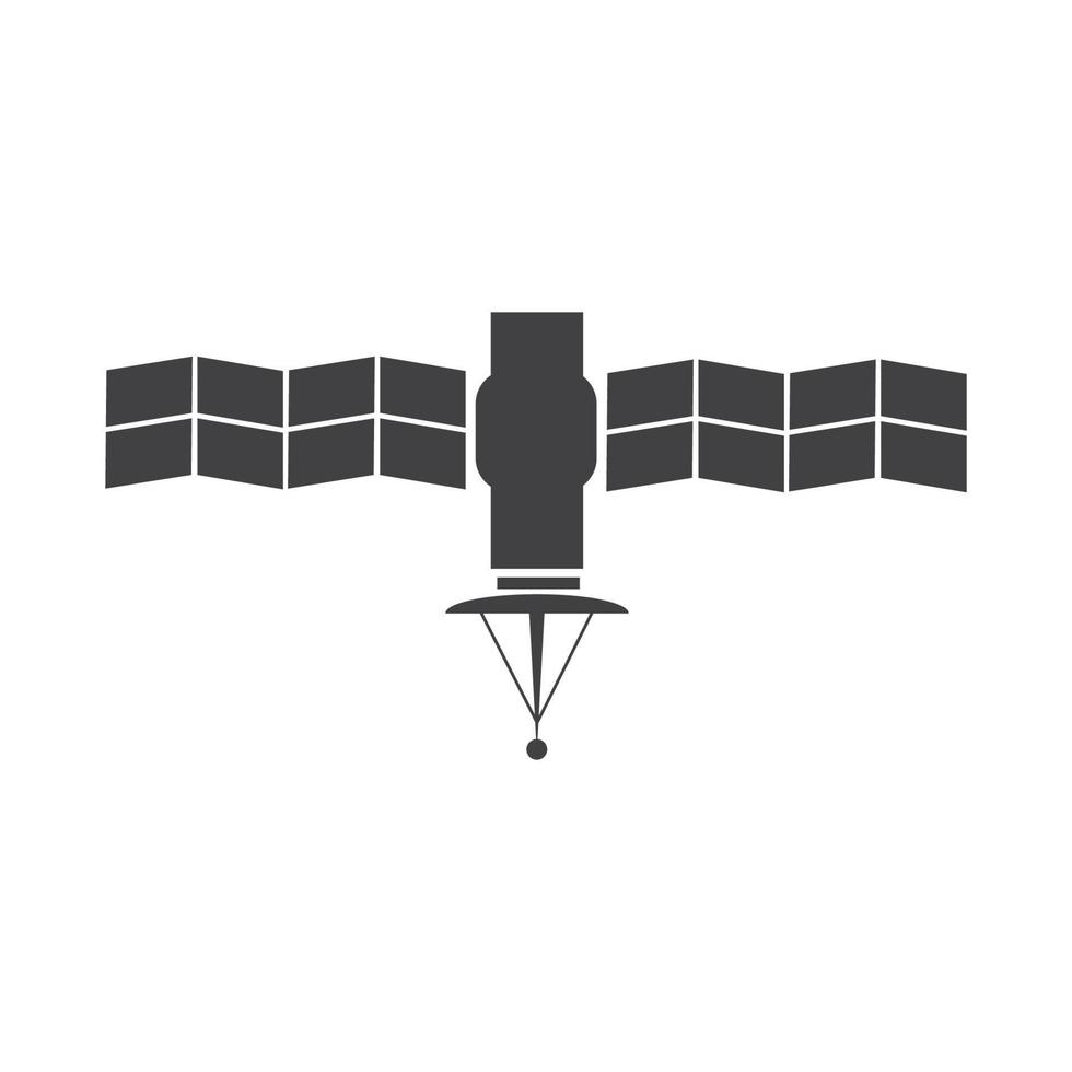 ícone de satélite, ilustração vetorial de transmissão vetor