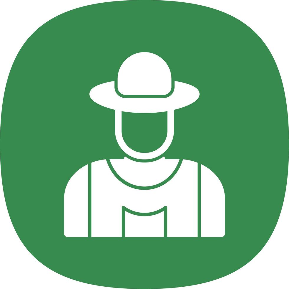 design de ícone de vetor de fazendeiro