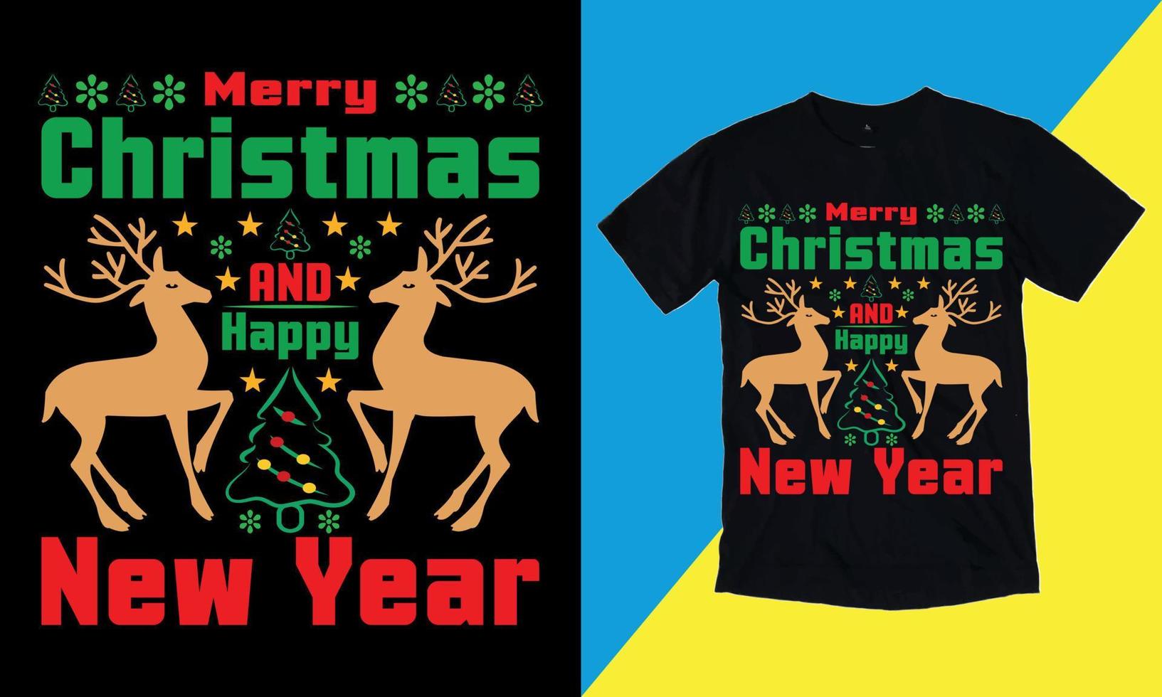 camiseta feliz natal 25 de dezembro, vetor