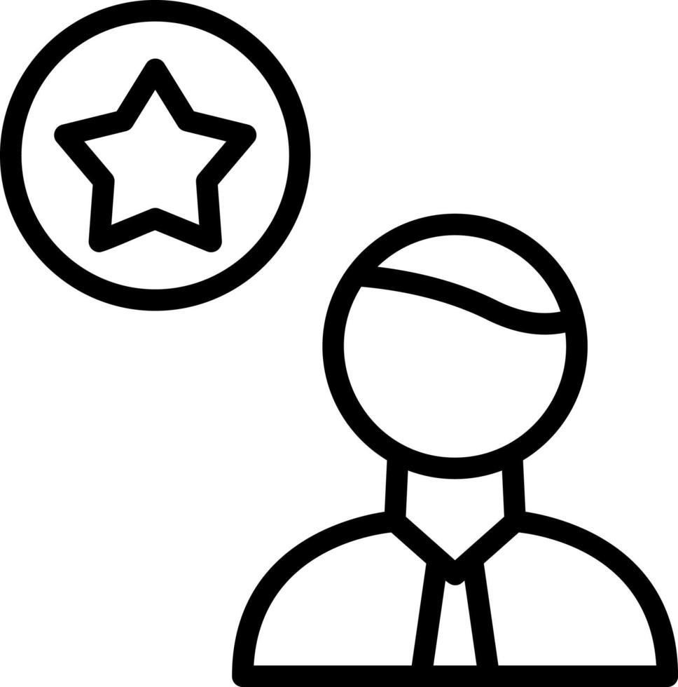 design de ícone de vetor de líder