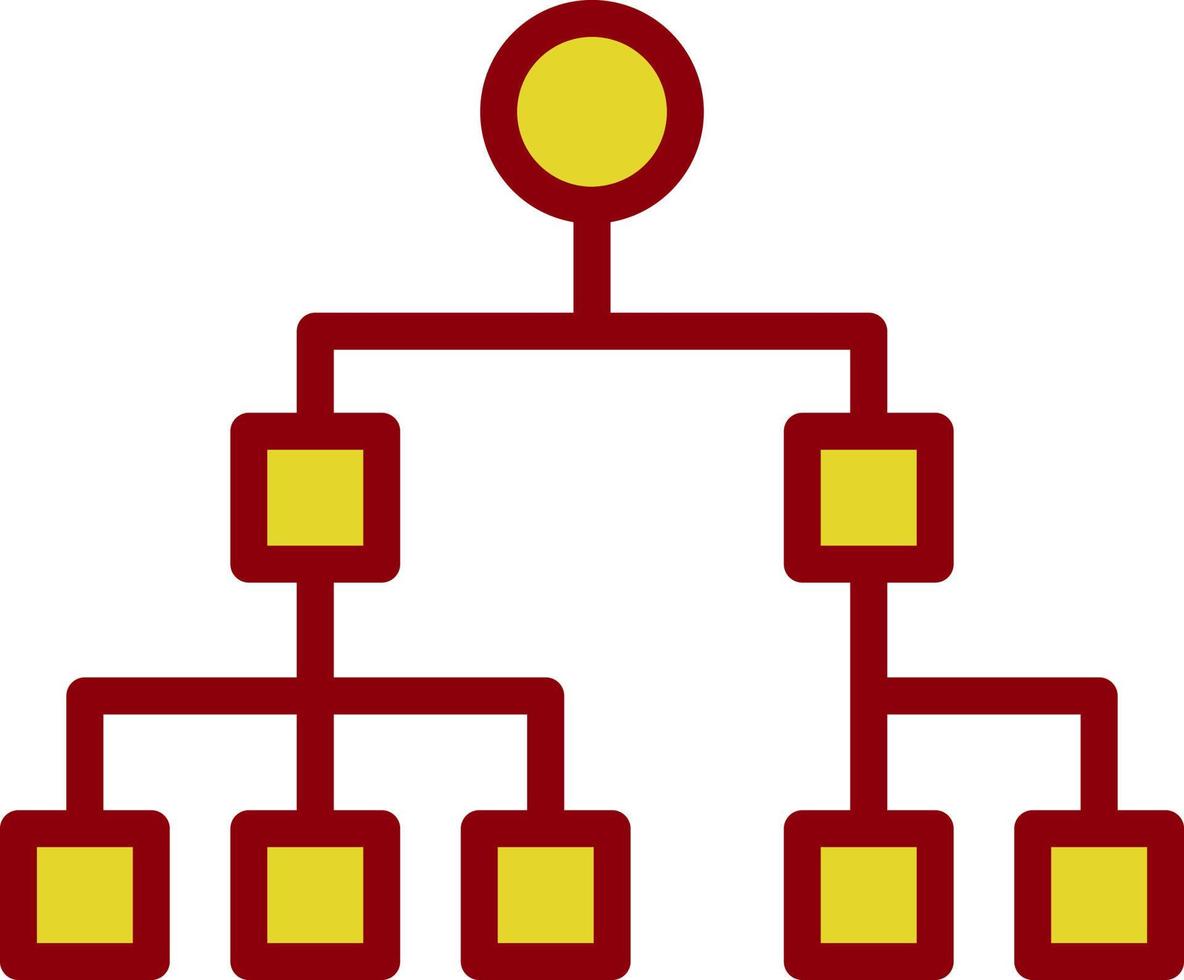 design de ícone de vetor de gráfico de organização