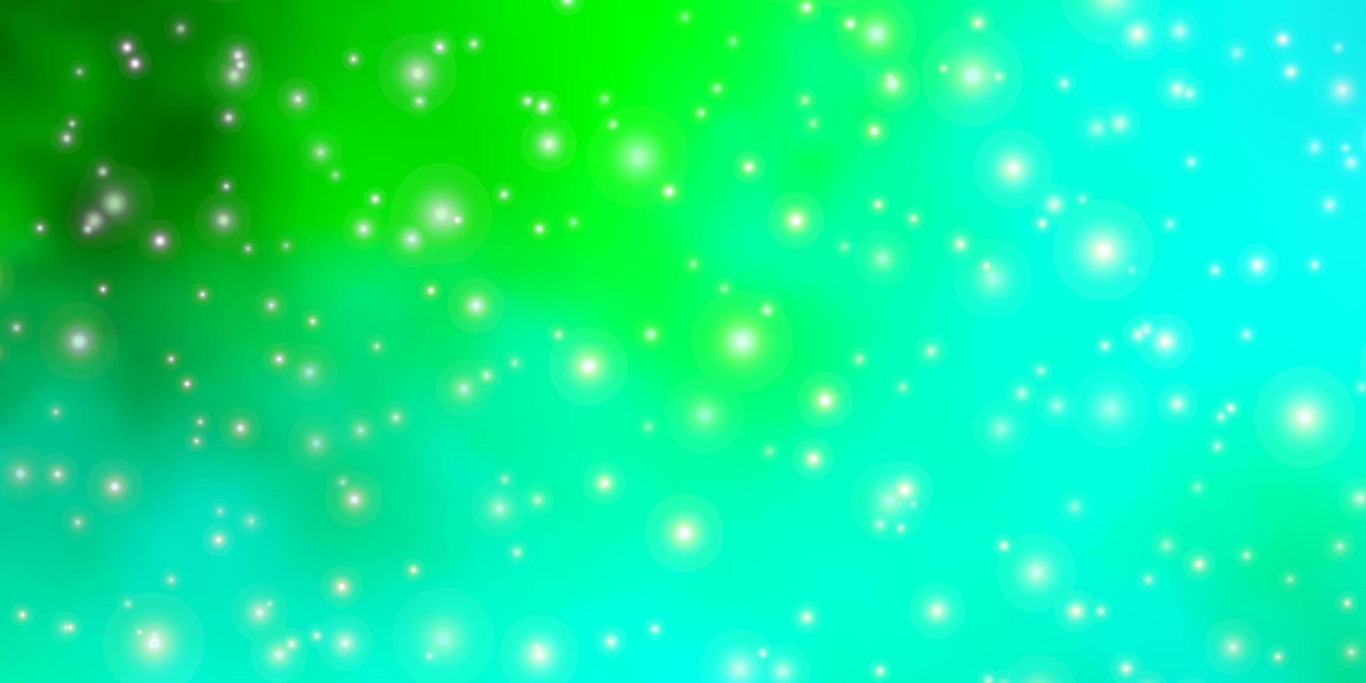 textura verde clara com belas estrelas. vetor